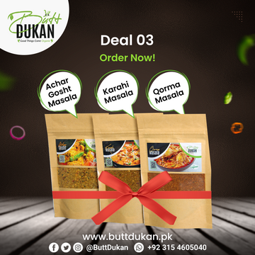 Deal 3 (Achar Gosht+Karahi+Qorma) Masala